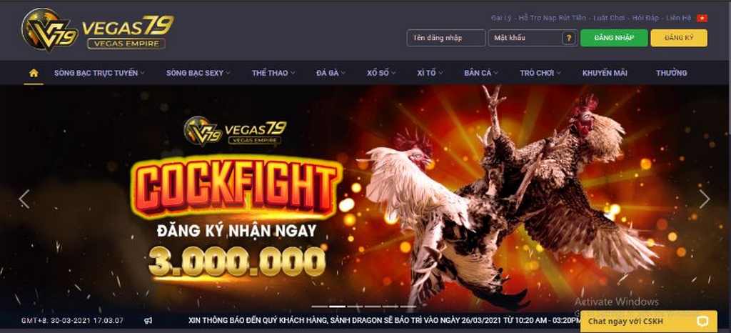 Giới thiệu nhà cái Vegas79