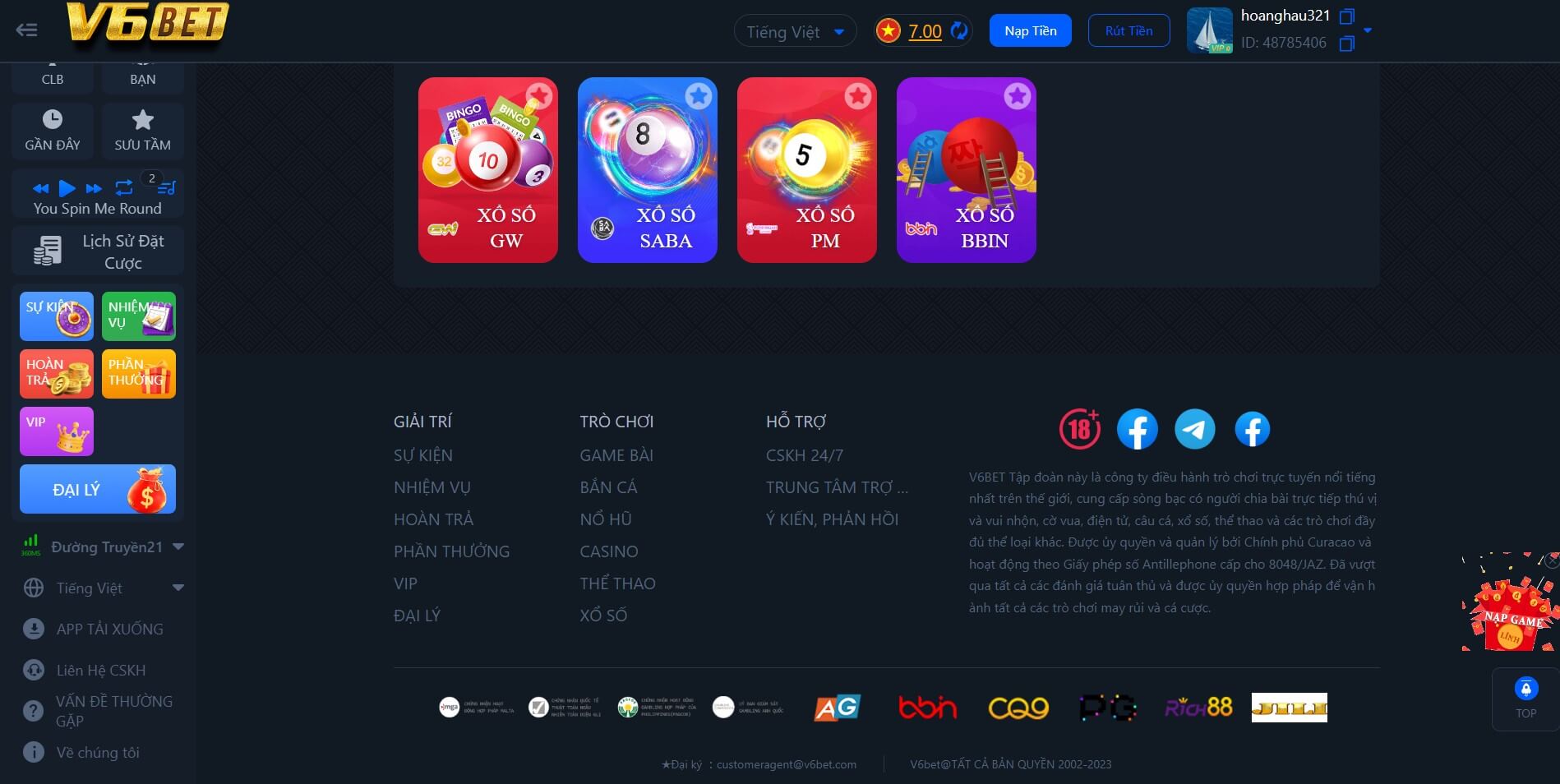 giới thiệu v6bet