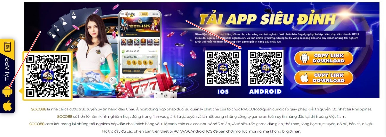 Tải app Soco88  